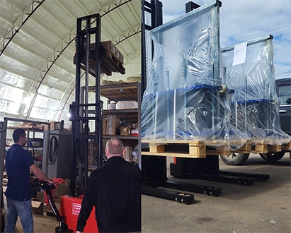 Тест-драйв складской техники на нашем складе в Краснодаре